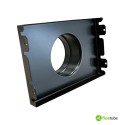 Plénum pour grille de soufflage ø 80 raccordement arrière
