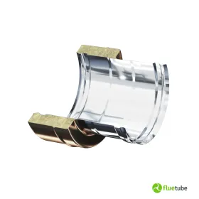 Raccord F/F pour conduit de fumée isolé en cuivre 2