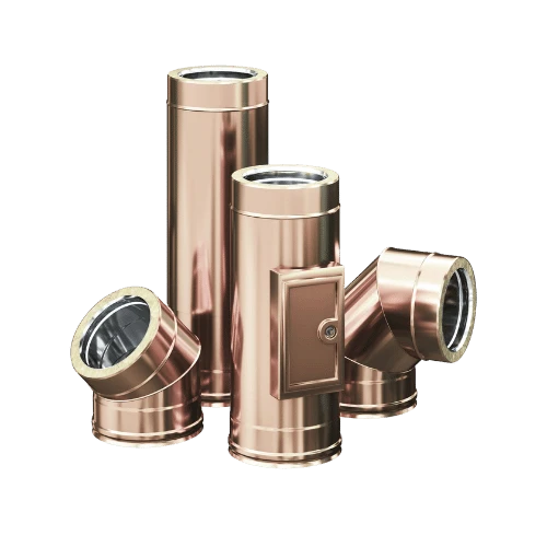 Acciaio inox 316L doppia parete coibentato rame