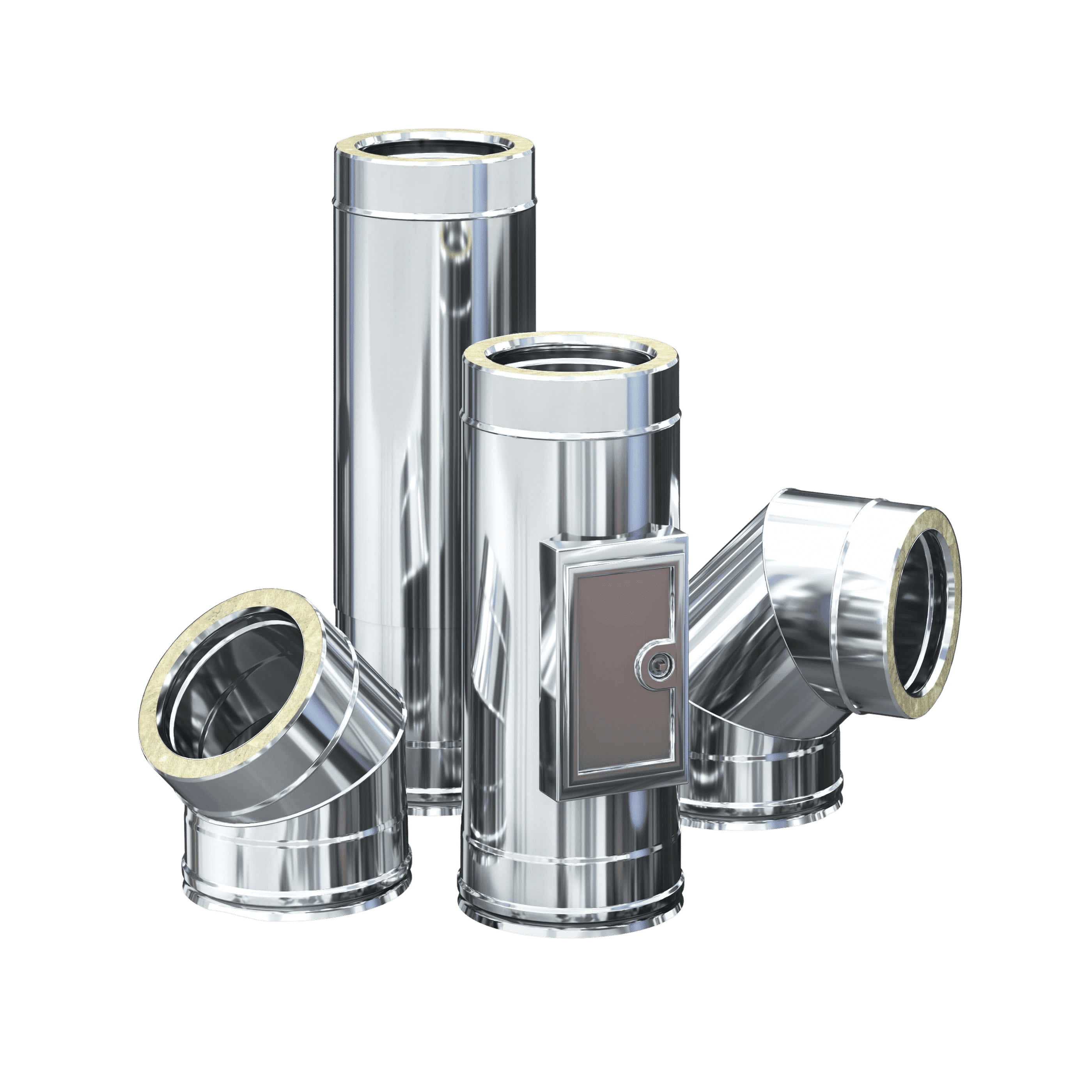 Acciaio inox 316L doppia parete coibentato