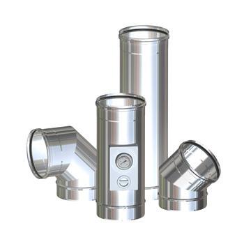 Tubo Flessibile Per Canna Fumaria In Acciaio Inox - Diametro 150mm, Lunghezza 4m, Multicombustibile