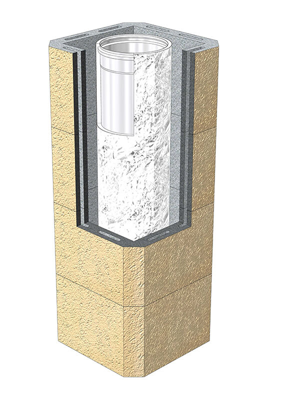 Coppelle Isolanti Lana Di Roccia - Per Canne Fumarie ø 80 Mm - Lunghezza 1 M - Con Alluminio - Foto 8